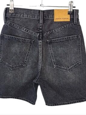 aritzia denim forum joni loose bermuda shorts jean